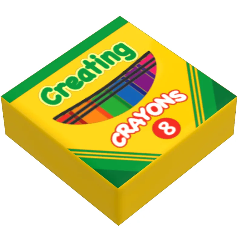 B3 Customs>The Brick Show Shop B3 Customs® Creating Crayons Small Box (1x1 Tile)