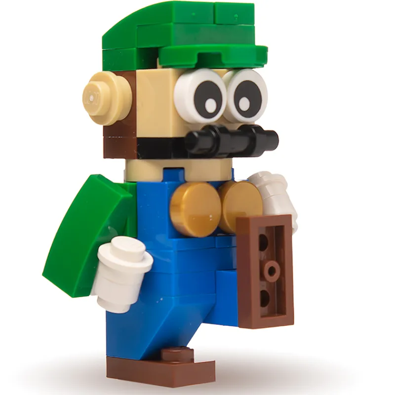 B3 Customs>The Brick Show Shop B3 Customs® Green Plumber Building Figure