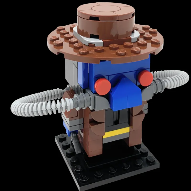 B3 Customs>The Brick Show Shop Bounty Hunter (Duros) - Custom BrickHeadz