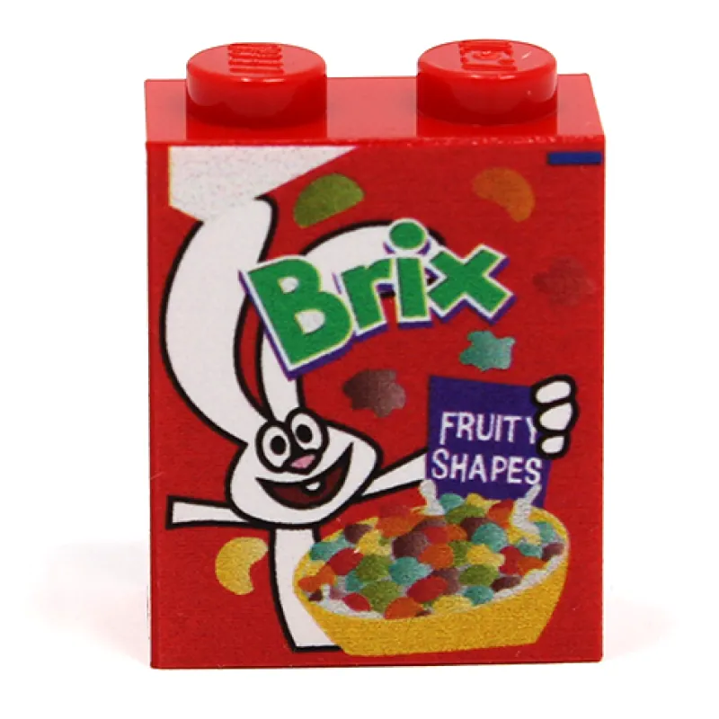 B3 Customs>The Brick Show Shop Brix Cereal - Custom Printed 1x2x2 Brick