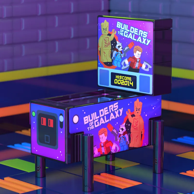 B3 Customs | Arcade>The Brick Show Shop Builders of the Galaxy - B3 Customs Pinball Arcade Machine Building Se