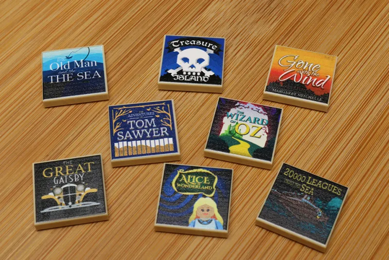 B3 Customs>The Brick Show Shop Classic Books Pack (Series 1) made using LEGO parts