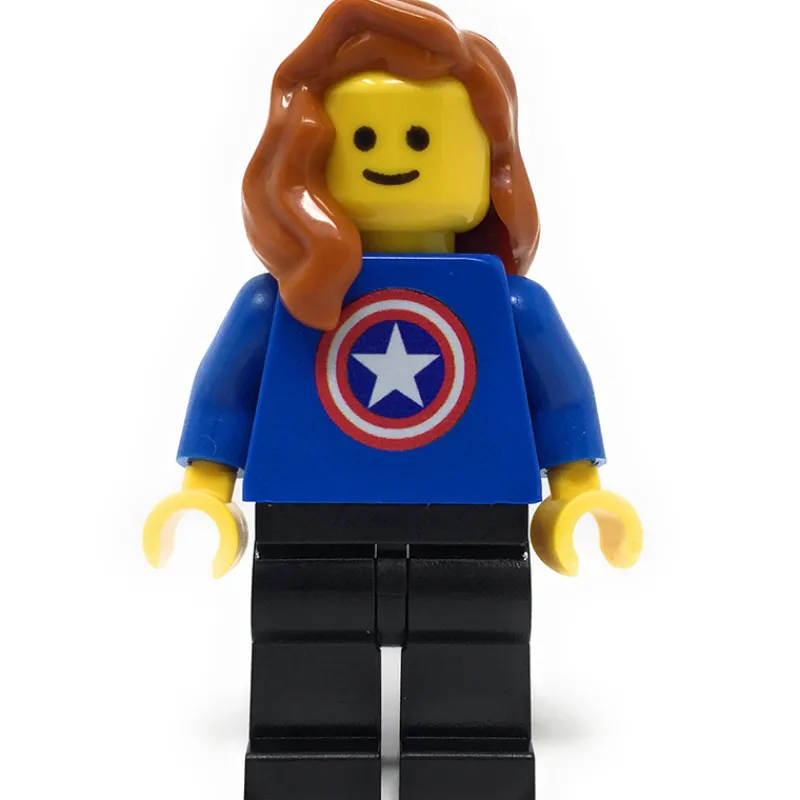 B3 Customs>The Brick Show Shop Custom Captain American Fan (Female)