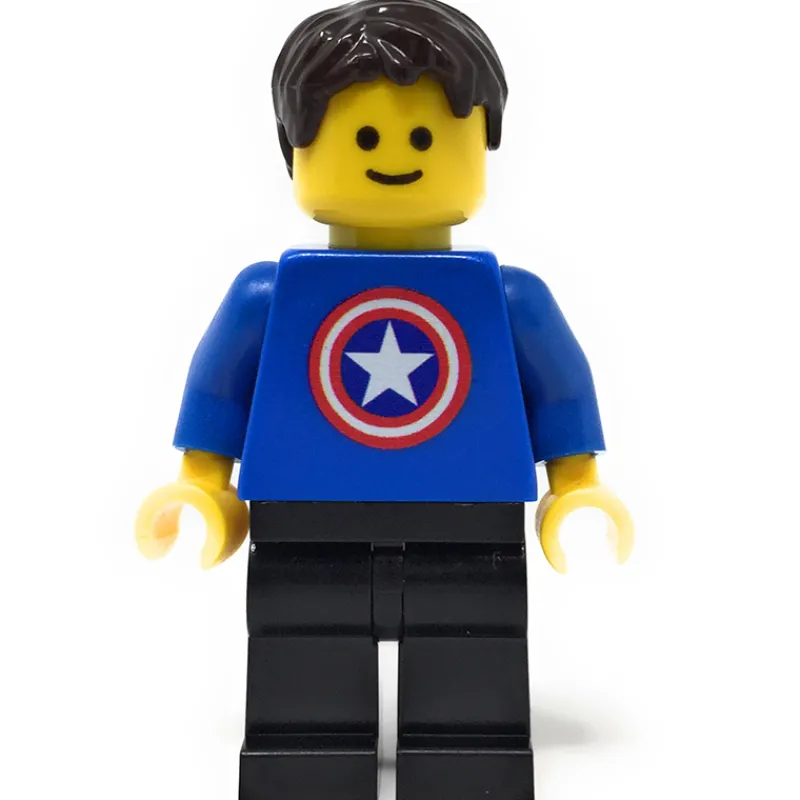 B3 Customs>The Brick Show Shop Custom Captain American Fan (Male)