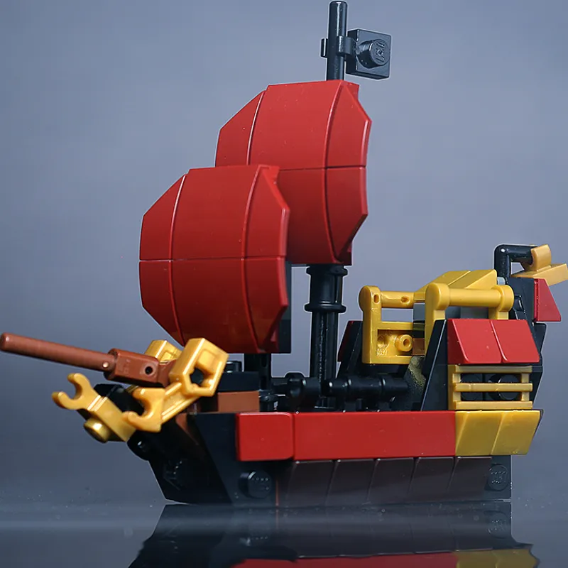 B3 Customs>The Brick Show Shop Custom Mini Queen Anne's Revenge Pirate Ship