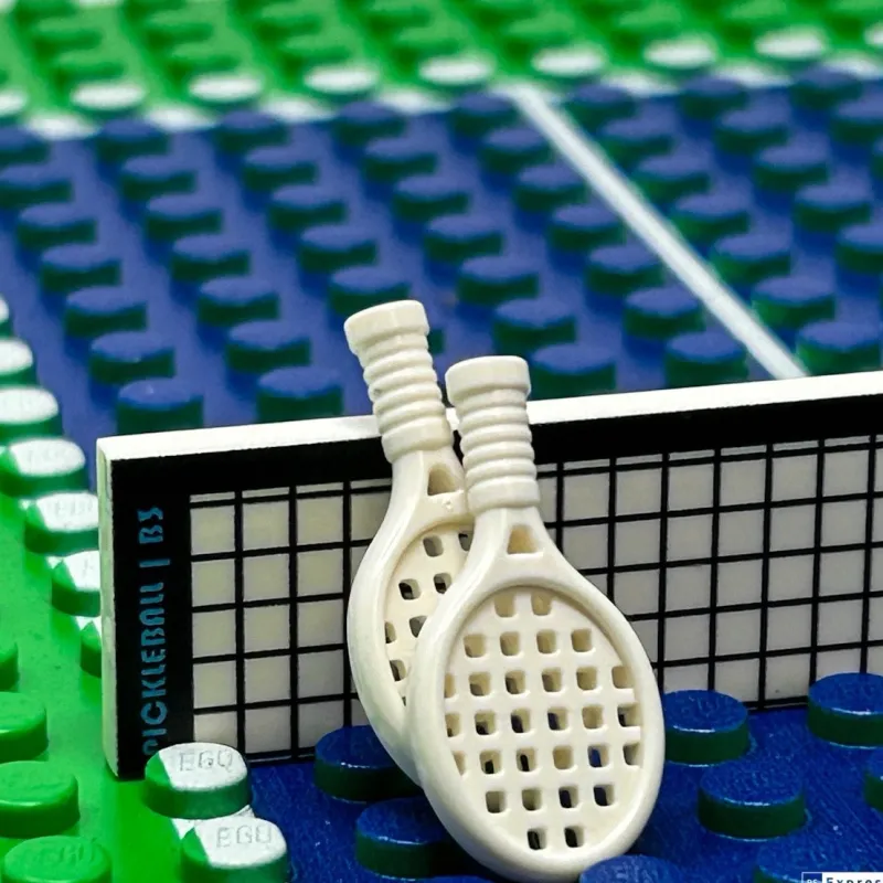 B3 Customs>The Brick Show Shop Custom Pickleball Courts made with LEGO parts - B3 Customs