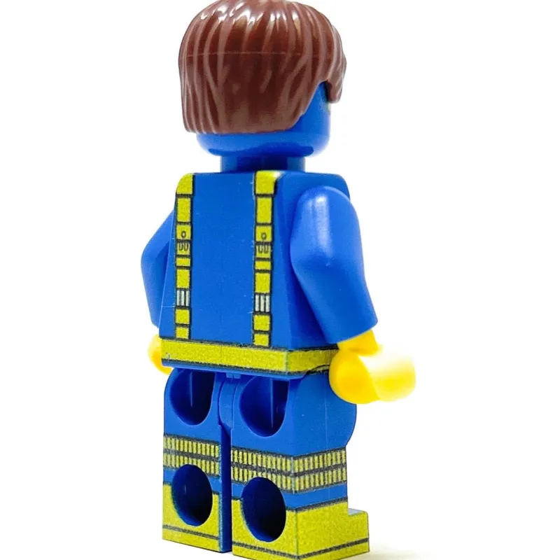 B3 Customs>The Brick Show Shop Cyclops Custom Marvel Minifigure made using LEGO parts