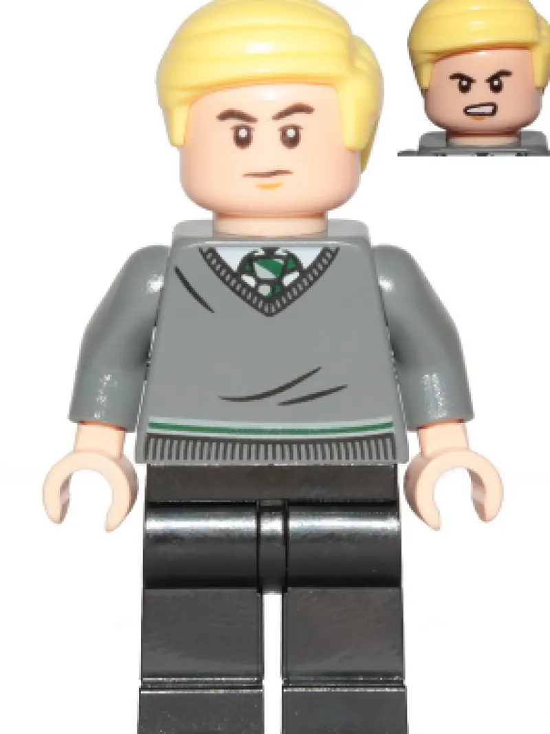 Harry Potter>The Brick Show Shop Draco Malfoy (Slytherin Sweater, Black Legs) - LEGO Harry Potter Minif