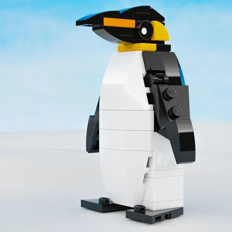 B3 Customs>The Brick Show Shop Emperor Penguin made using LEGO parts - B3 Customs