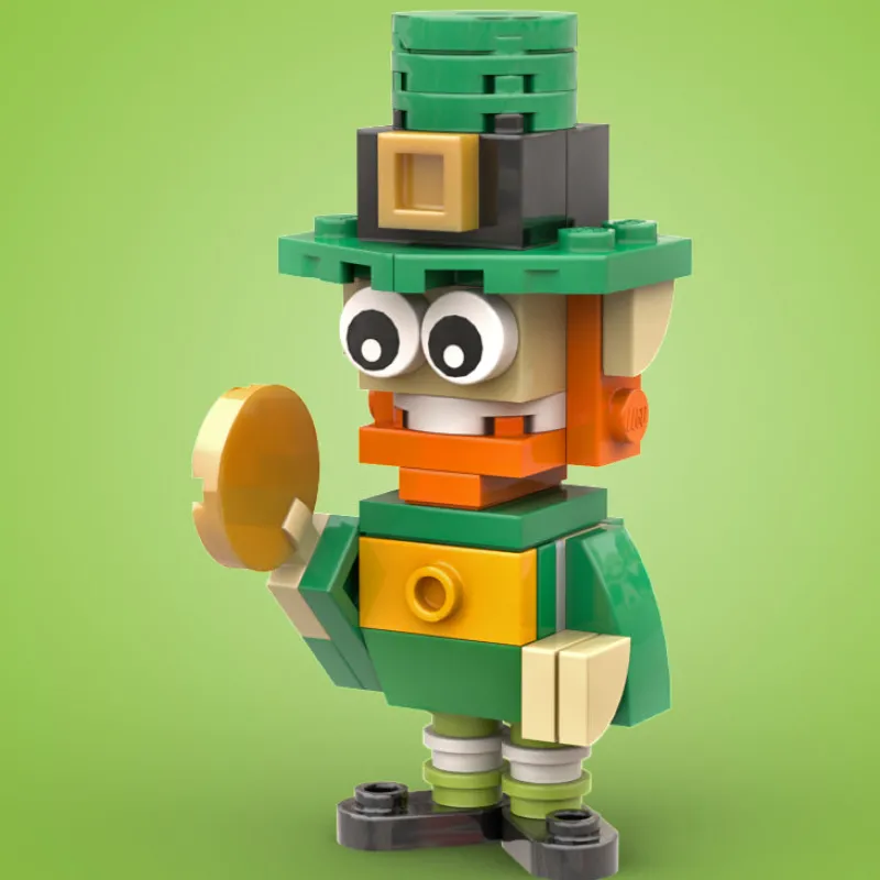 B3 Customs>The Brick Show Shop FREE! St. Patty's Leprechaun Instructions