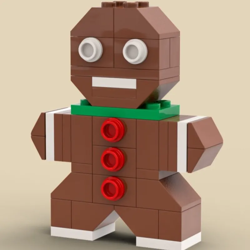 B3 Customs>The Brick Show Shop Gingerbread Man - Custom Set made using LEGO parts
