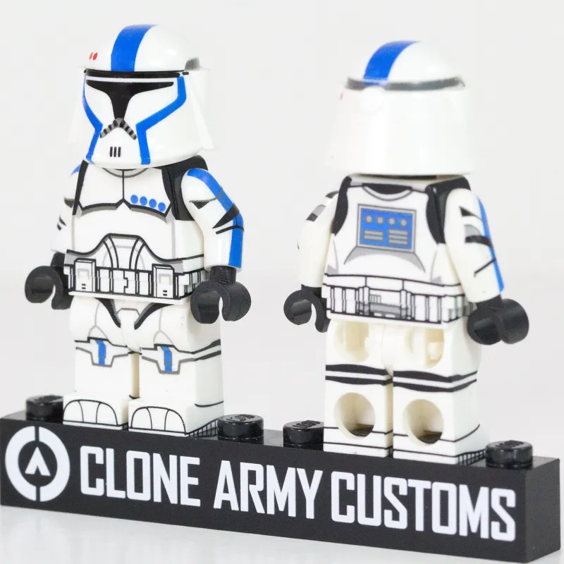 Clone Army Customs>The Brick Show Shop Heavy Blue Assault Trooper (Phase 1) Star Wars Minifig - Clone Army Cu