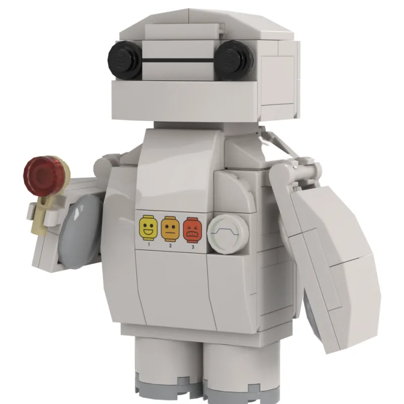 B3 Customs>The Brick Show Shop Inflated Robot Building Set made using LEGO bricks
