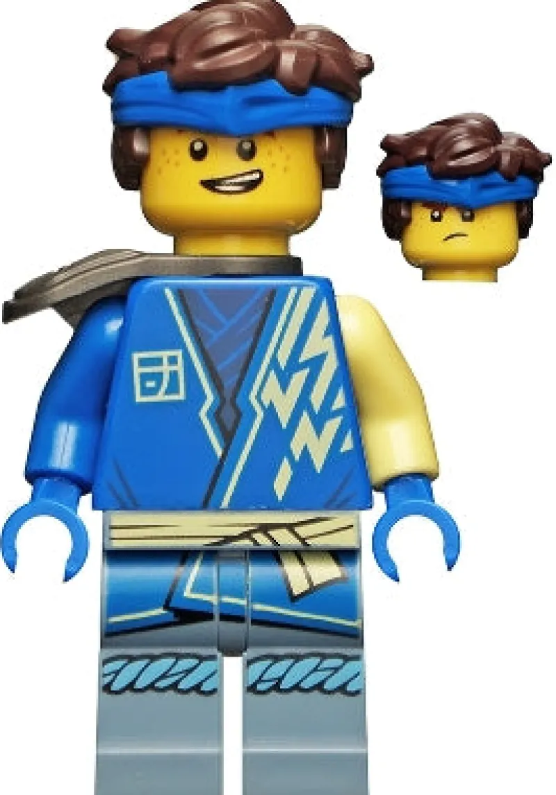 Ninjago>The Brick Show Shop Jay (Core, Hair, Shoulder Pad) - LEGO Ninjago Minifigure (2022)