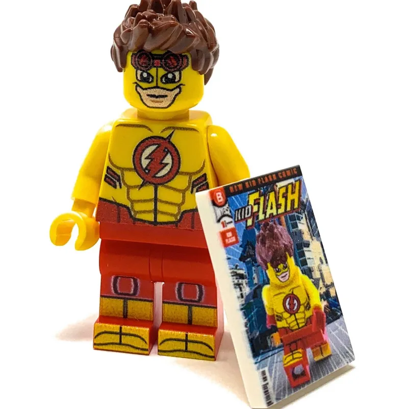 B3 Customs>The Brick Show Shop Kid Flash - Custom DC Comics Minifig