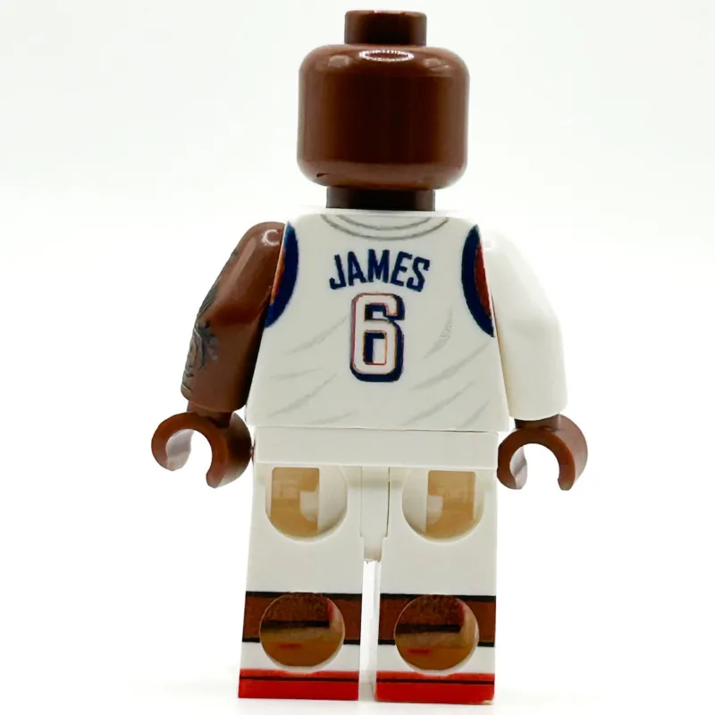 B3 Customs>The Brick Show Shop Lebron #6 USA Olympics (2024) Basketball Player Minifig made using LEG