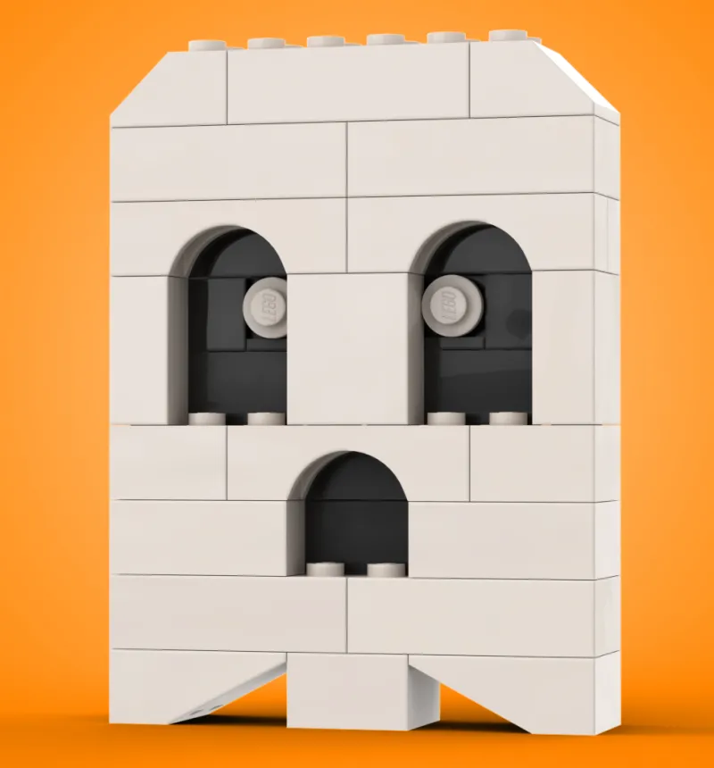 B3 Customs>The Brick Show Shop LEGO Halloween Ghost - Custom LEGO Set