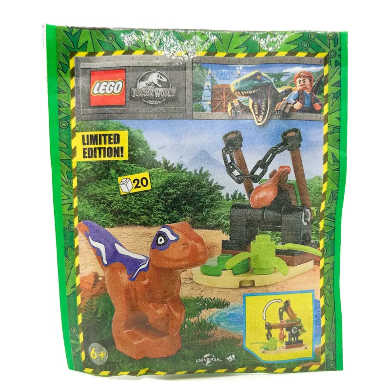 Lego Polybags>The Brick Show Shop LEGO Jurassic World Raptor and Trap Paper Polybag Pack (122326)