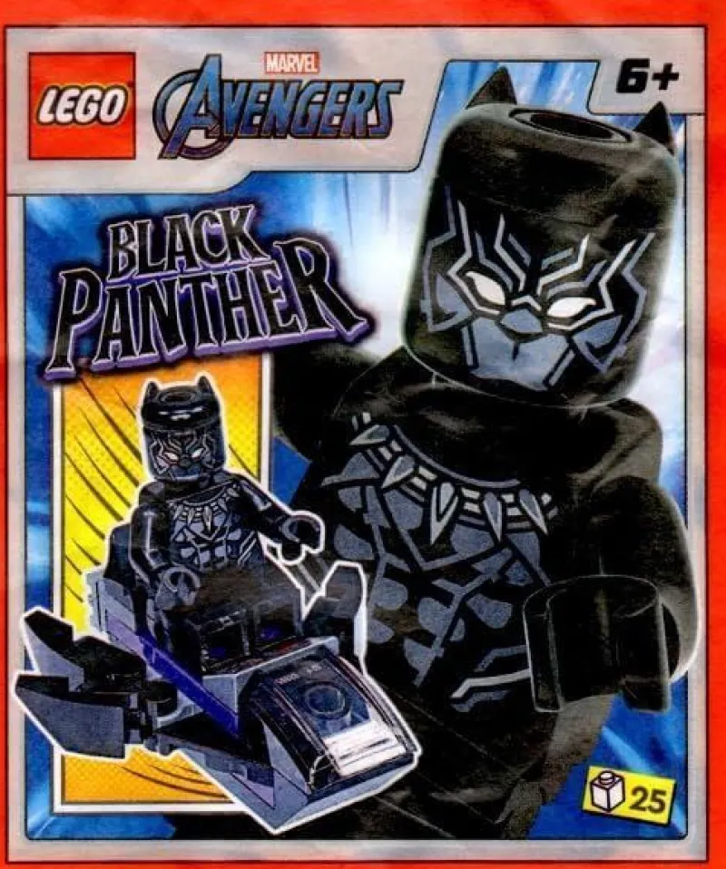 Lego Polybags>The Brick Show Shop LEGO Marvel Avengers Black Panther w/ Jet Paper Polybag Pack (242316)