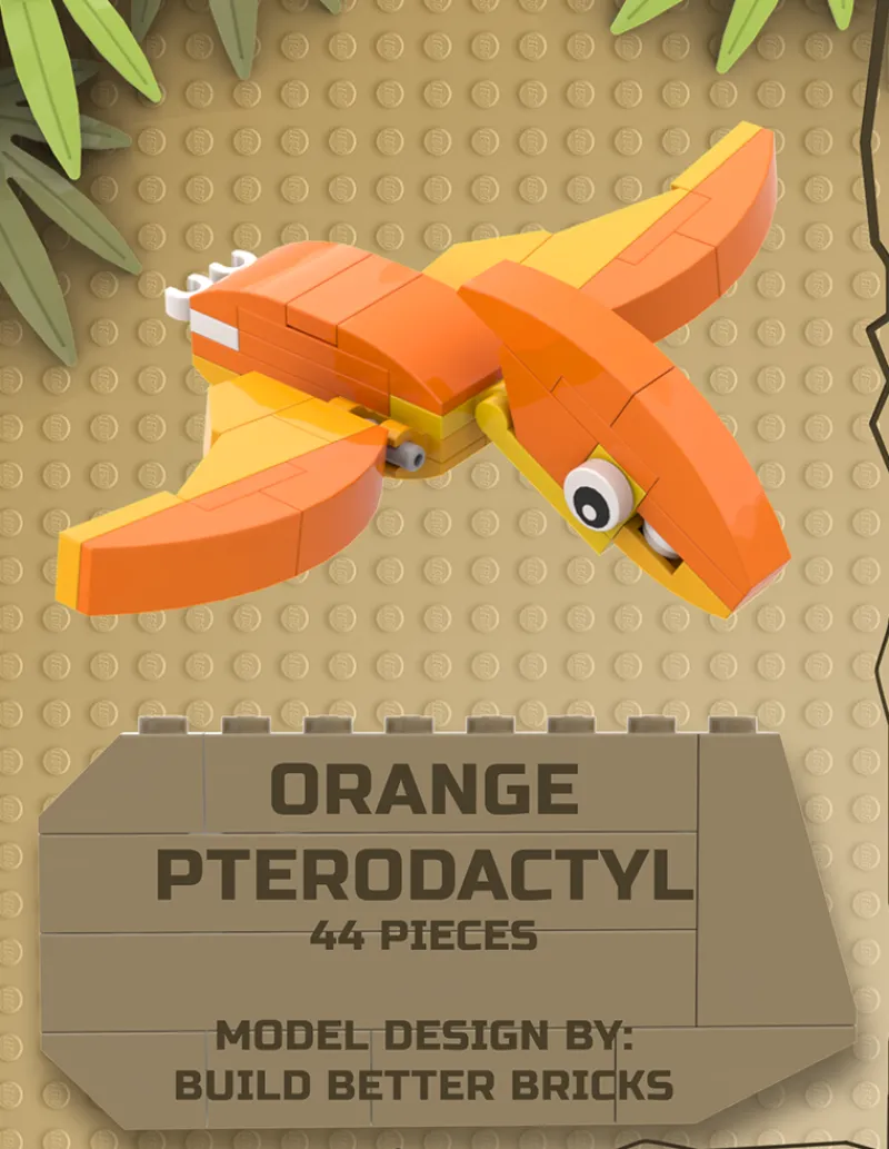 B3 Customs>The Brick Show Shop LEGO Pterodactyl - Custom LEGO Dinosaur Set