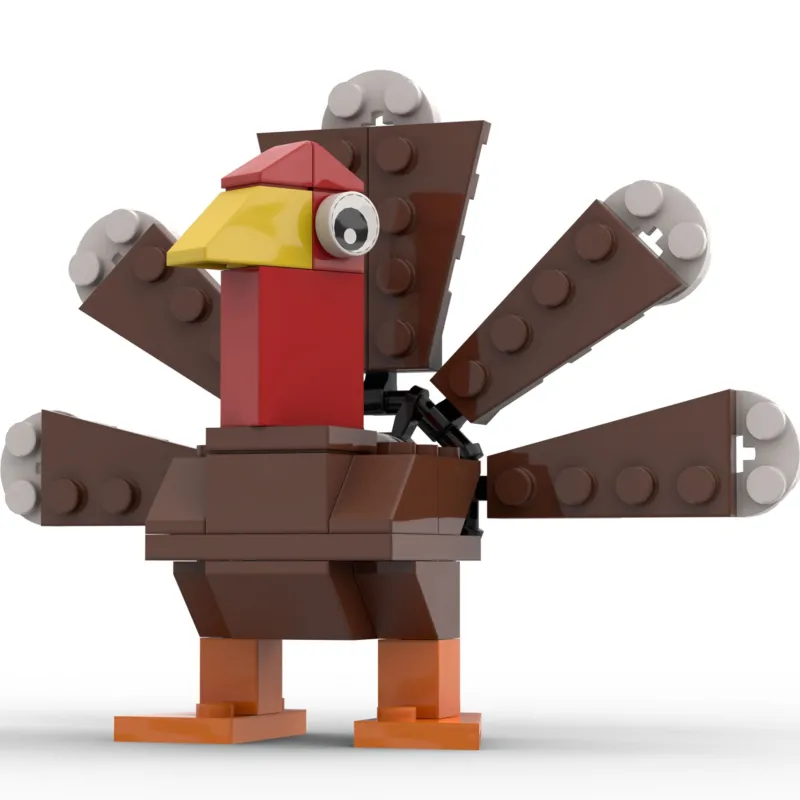 B3 Customs>The Brick Show Shop LEGO Thanksgiving Turkey - Custom LEGO Set
