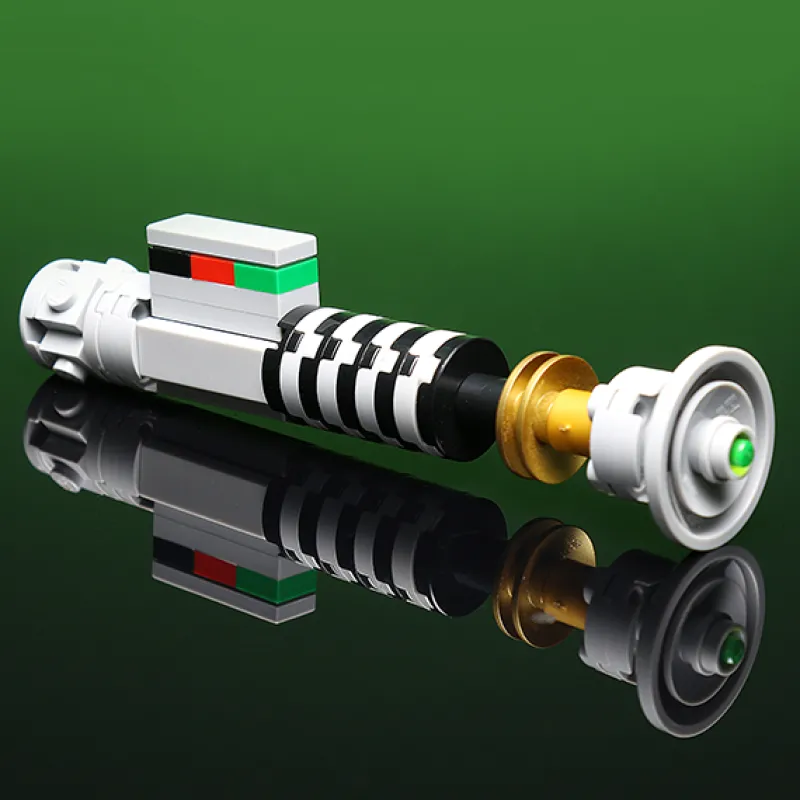 B3 Customs | Star Wars>The Brick Show Shop Luke's Green Mini Saber made using LEGO parts - B3 Customs