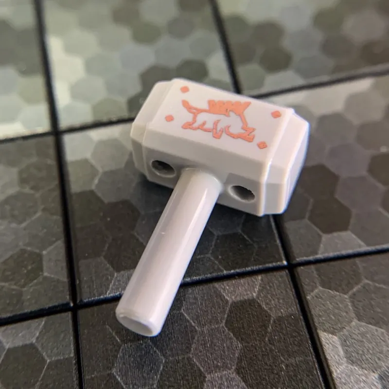 Lego Parts>The Brick Show Shop Mjolnir, Thor's Hammer - Official LEGO® Part