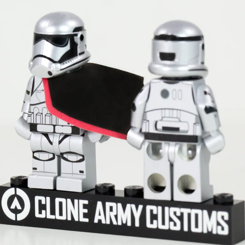Clone Army Customs | Custom Lego Star Wars Minifigure>The Brick Show Shop OR New World Metallic Trooper - Custom LEGO Star Wars Minifigure