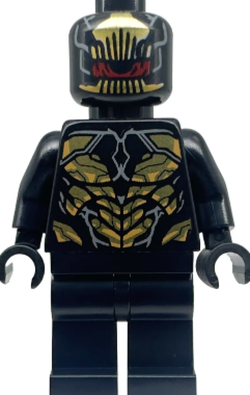Marvel>The Brick Show Shop Outrider ( Torso with Short Dark Bluish Gray Tips at Neck) - LEGO Marv