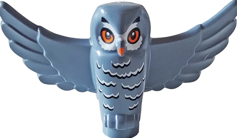 Lego Parts>The Brick Show Shop Owl (Spread Wings, Sand Blue w/ Orange Chest) - Official LEGO® Part